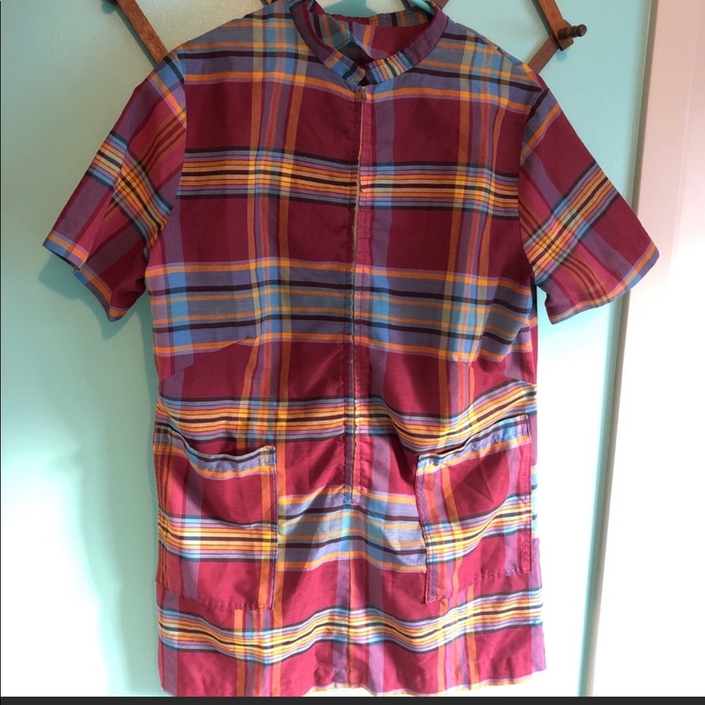 VTG 60s Plaid Mini Dress